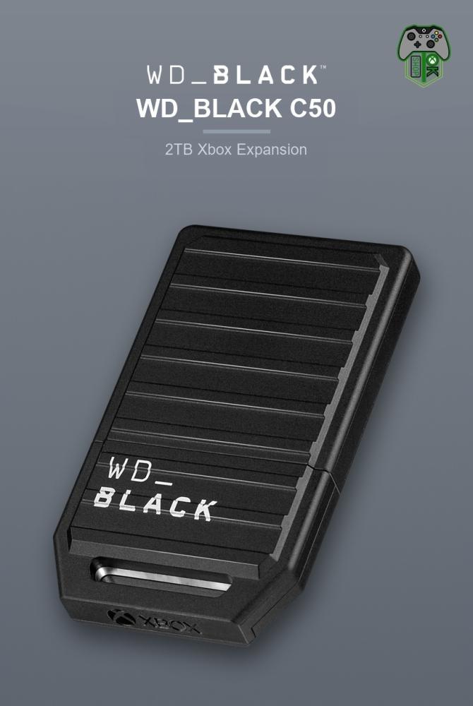 Original Xbox WD_BLACK C50 Storage Expansion Card – 2TB for Xbox