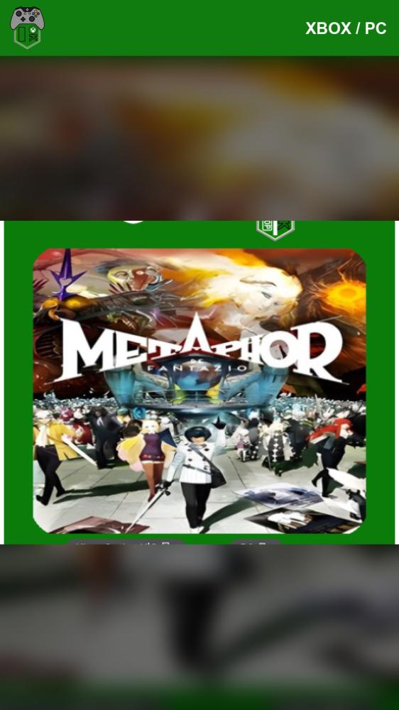 Metaphor: ReFantazio — Standard Edition (Xbox/PC)