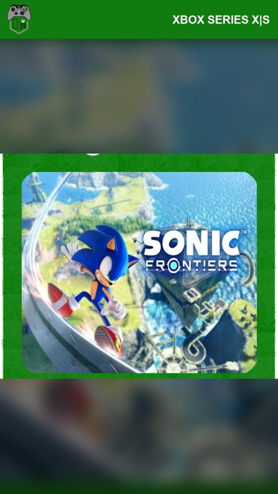 Sonic Frontiers Standard Edition (Xbox)