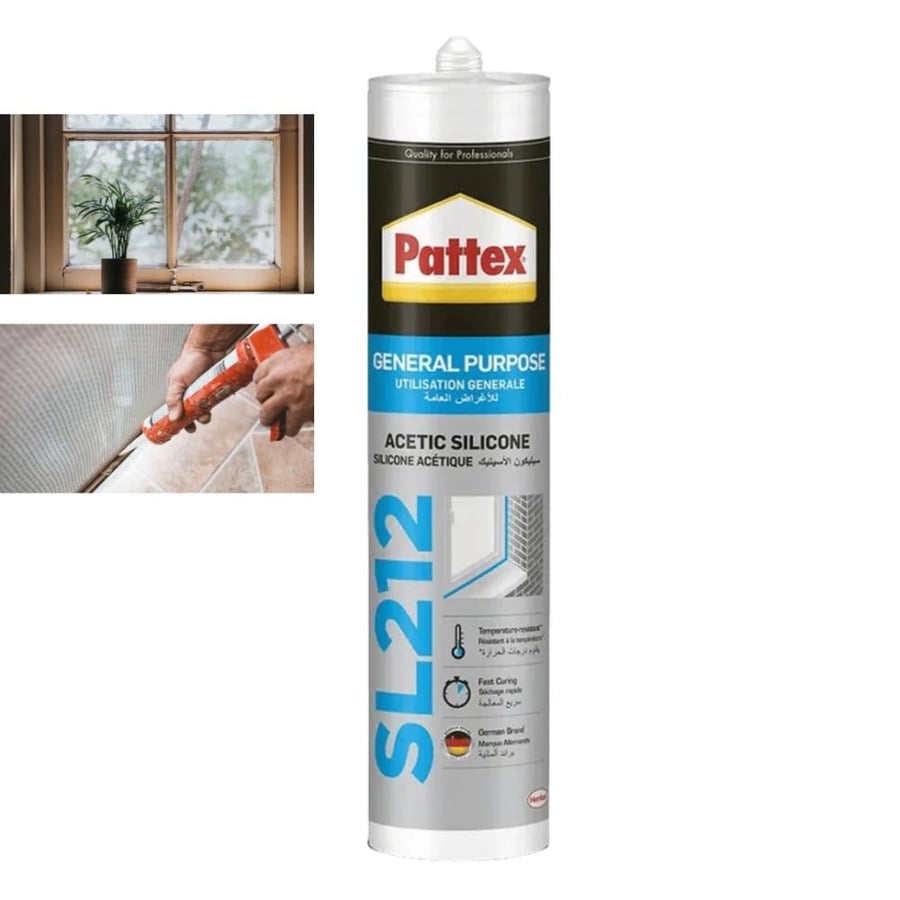 سيليكون باتكس للأغراض العامة  Pattex SL212 GENERAL PURPOSE