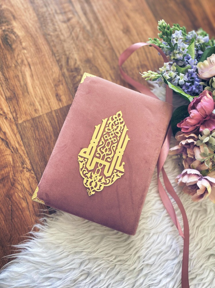 Luxurious velvet Mushaf (Quran)