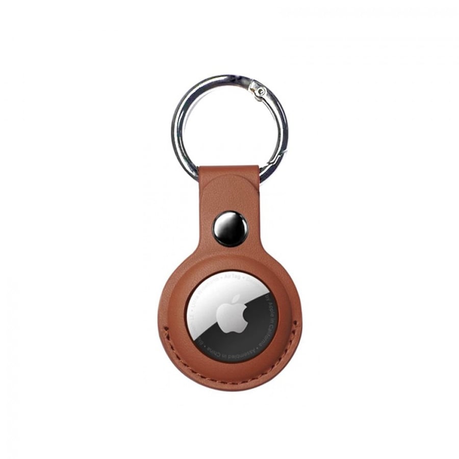 Mor B Plus leather Airtag medal