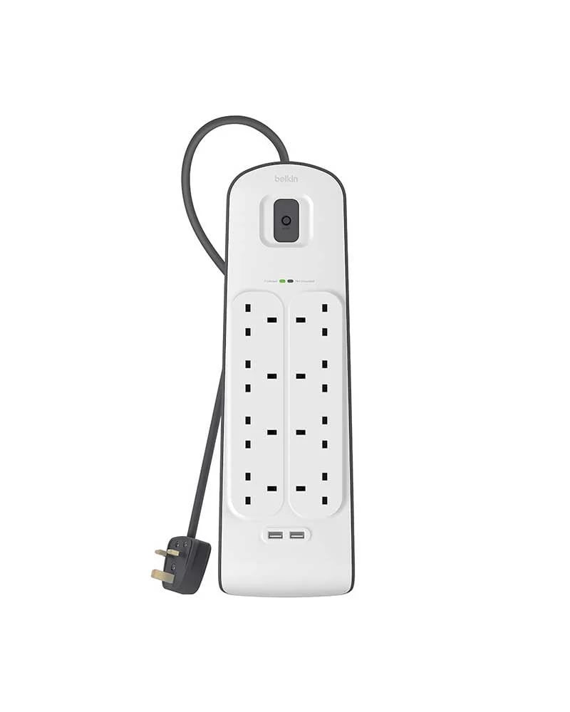 Belkin extension with 8 power outlets and 2 USB ports