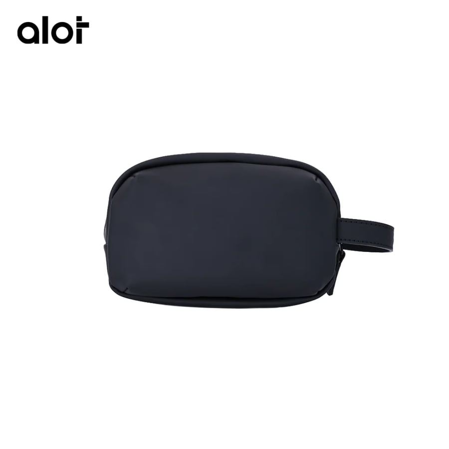 شنطة يد Alot جلد مقاس 11*7*16 سم - ازرق ورمادي