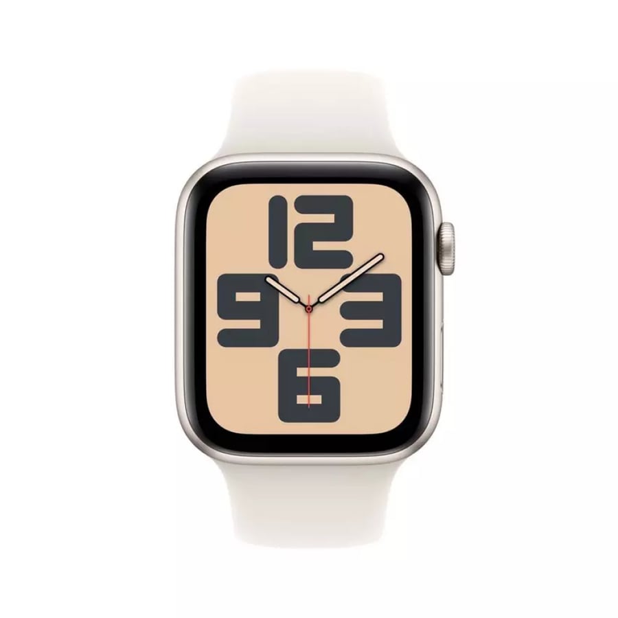Apple Watch SE GPS 44mm Starlight with Starlight Sport Band M/L