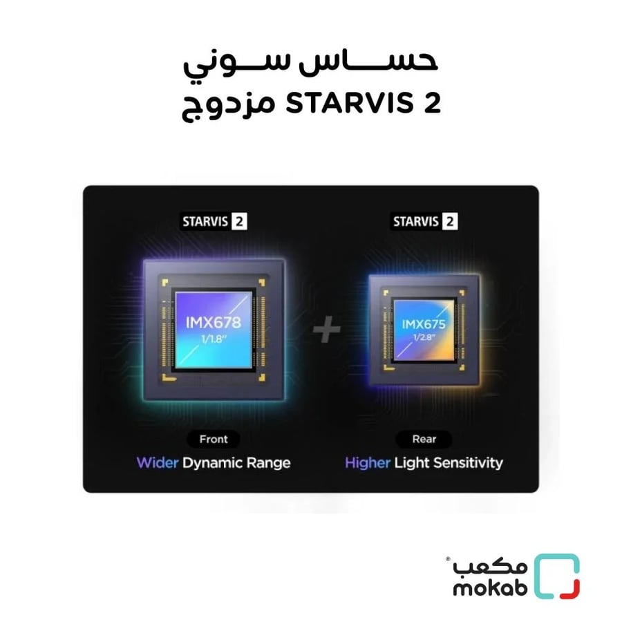 كاميرا سيارة داش كام VIOFO A229 pro 2CH جي بي اس 4K امامية وخلفية
