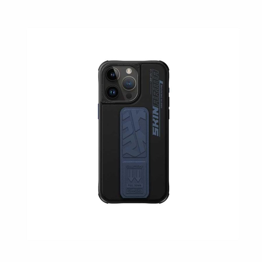 Arma Skin Protective Case with Grip for iPhone 15 Pro Max - Blue