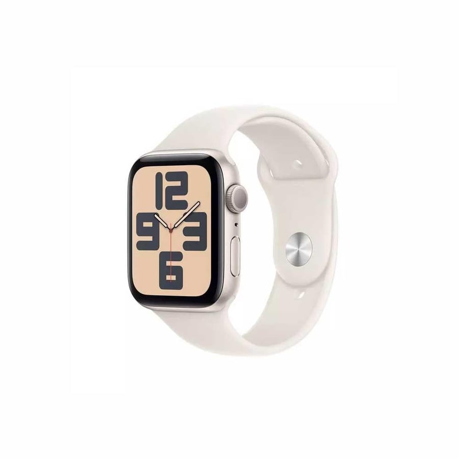 Apple Watch SE GPS 44mm Starlight with Starlight Sport Band M/L