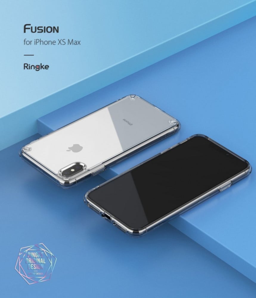 ringke cover فيوجن للايفون اكس اس ماكس - شفاف