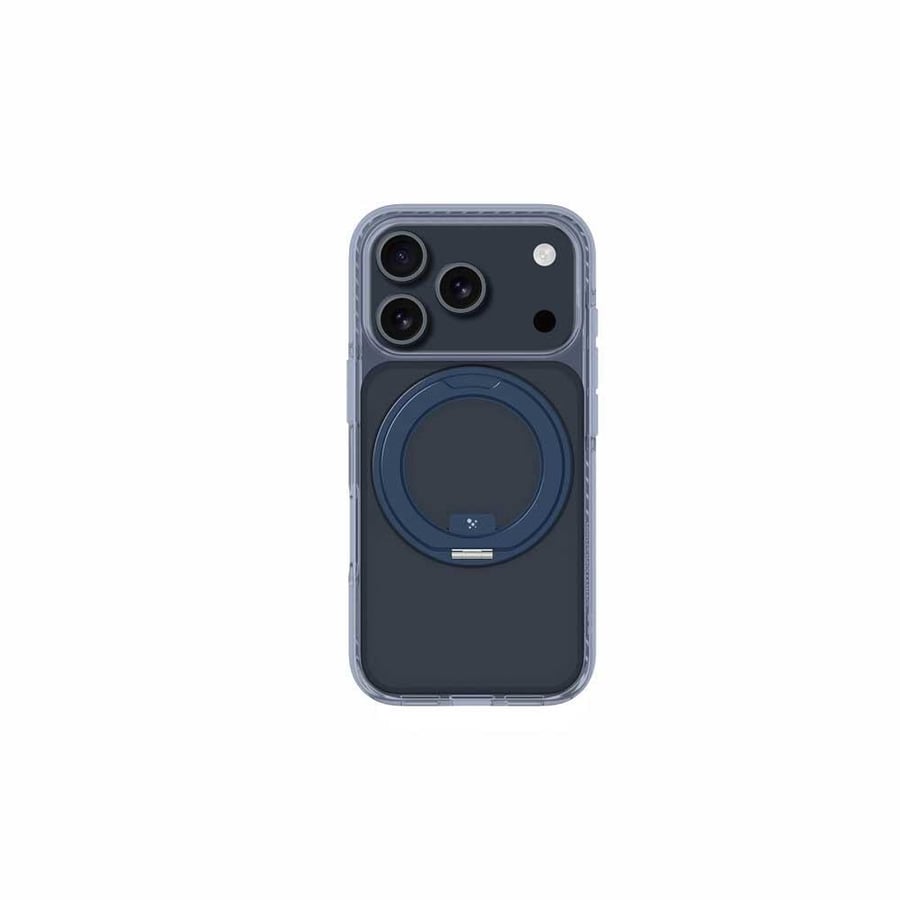 AmazingThing Titan Pro iPhone 17 Pro Protective Case with Round Grip - Transparent Blue