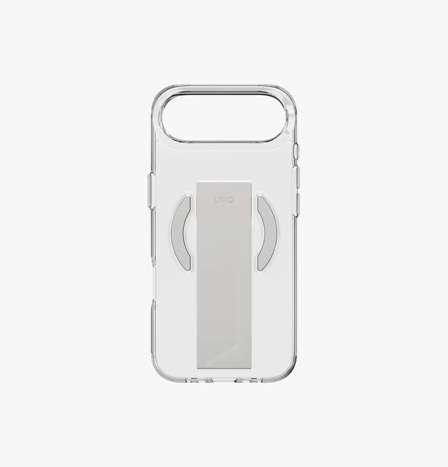 iPhone 17 Air Unique Hybrid Holder Pro MagSafe Protective Case with Grip - Clear