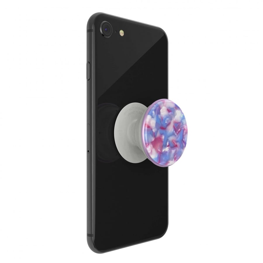 Pop socket holder for mobile phone - cotton fabric