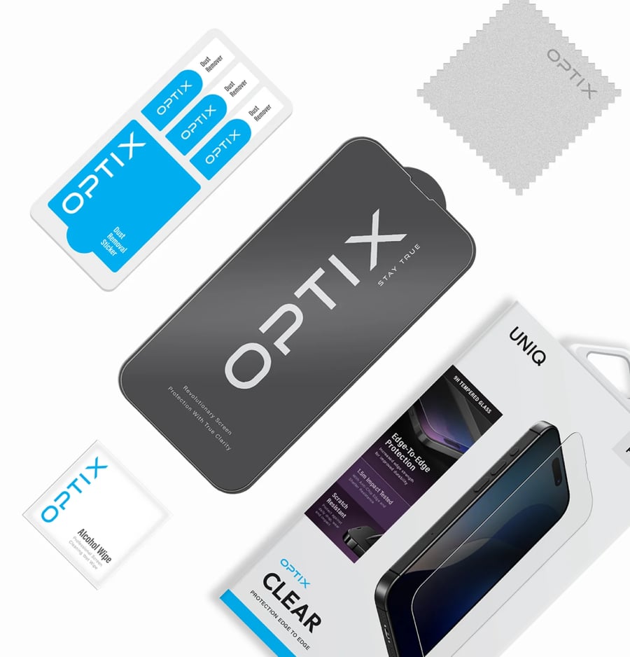 Unik Optics Clear Screen Protector for iPhone 16 Pro Max