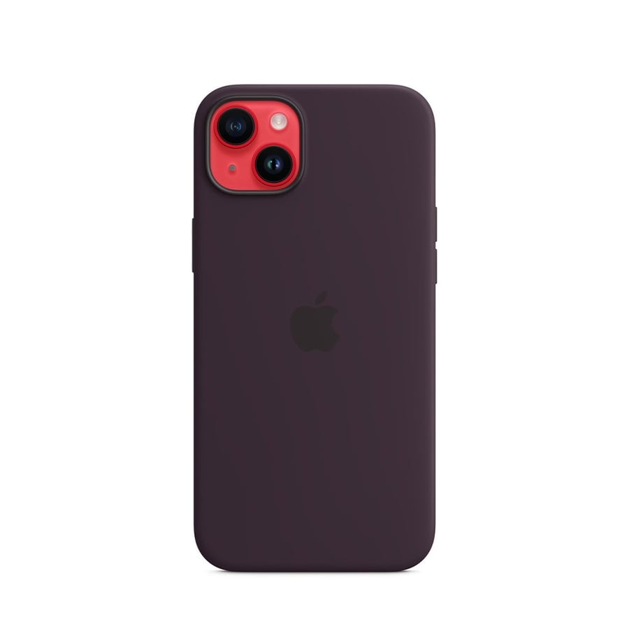 Apple MagSafe Silicone Case for iPhone 14 Plus, Dark Brown