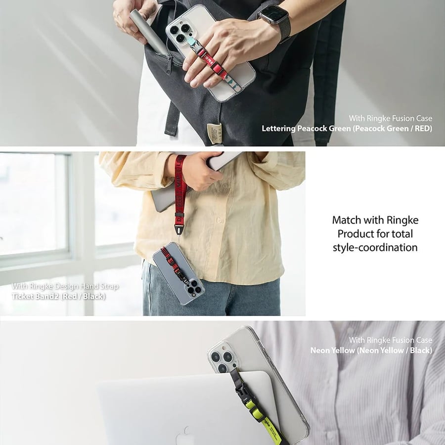 Rinke's wristband clip for mobile phone