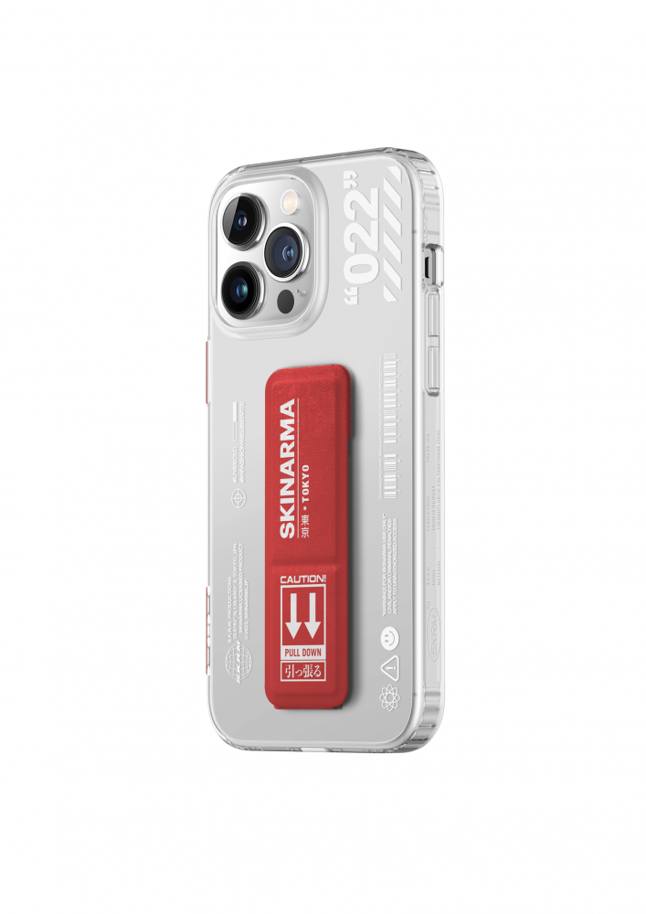 Skin Arma Protective Case with Grip for iPhone 14 Pro - Red