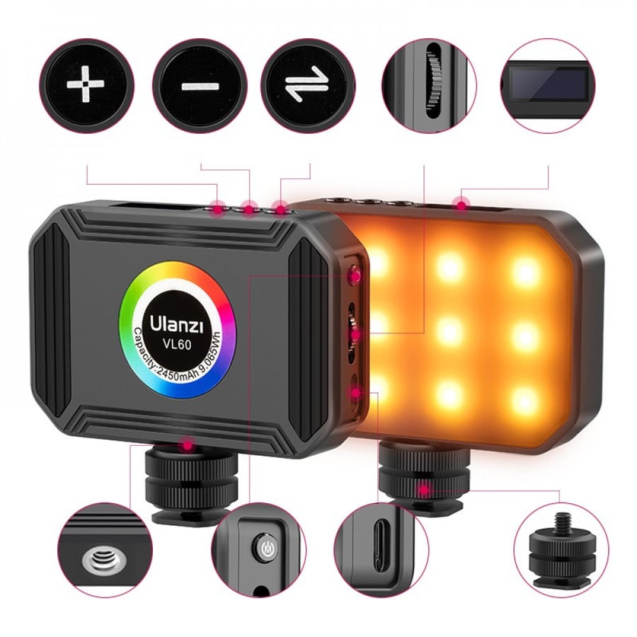 أولانزي VL60 RGB ضوء مغناطيسي