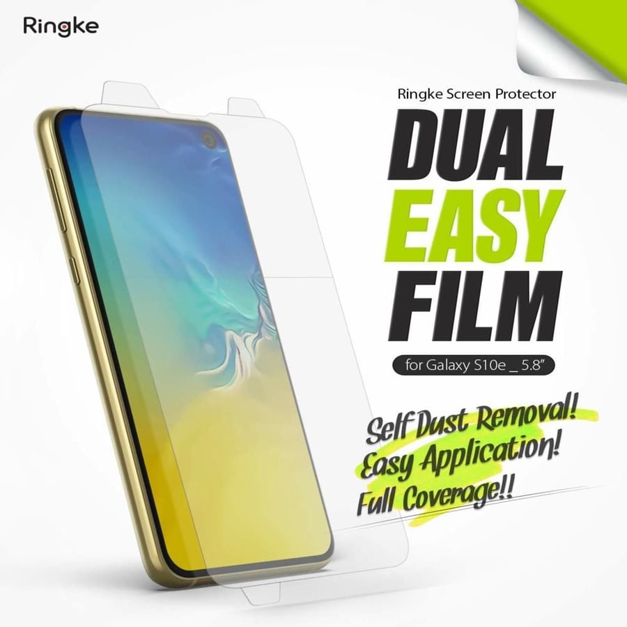 ringke screen protector جالكسي اس 10 اي - 2 حبة
