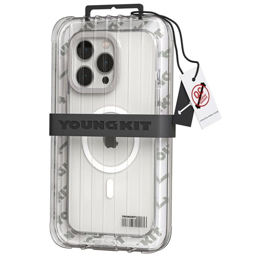 Young Kit Glaze MagSafe iPhone 14 Pro Protective Case - Clear