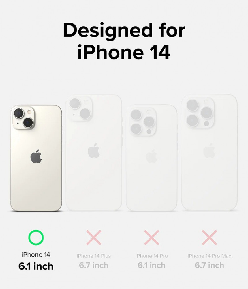 Rinke Silicone iPhone 14 Case - Beige
