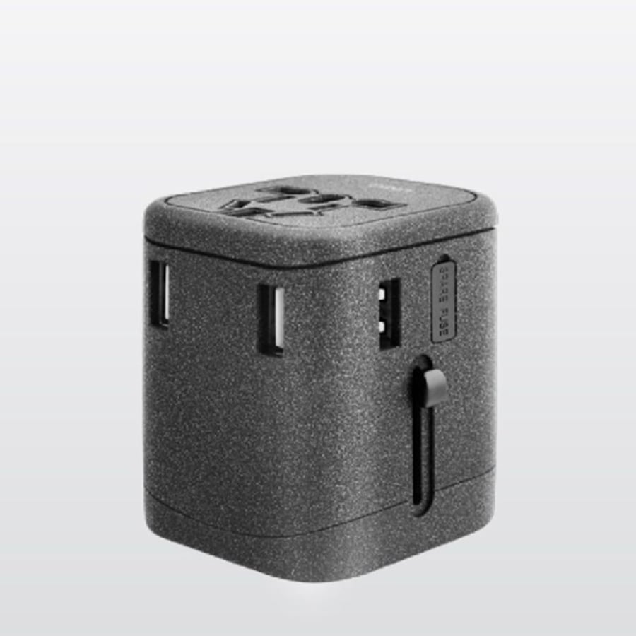 شاحن جداري uniq متعدد المخارج بمنفذ USB-C و 3 منافذ USB