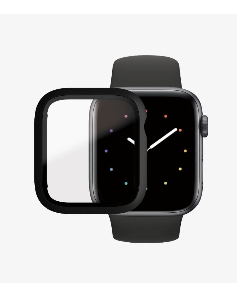 بانزر جلاس كفر وحامي شاشة لابل واتش (44mm) اسود