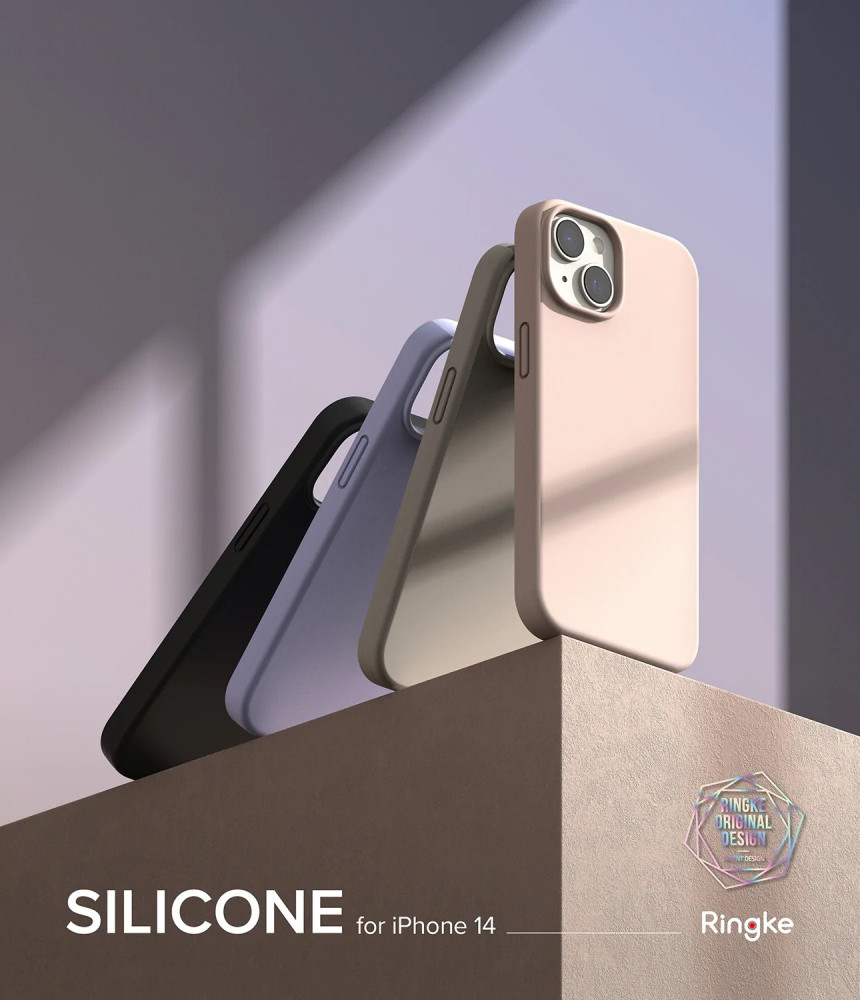 Rinke Silicone iPhone 14 Case - Beige
