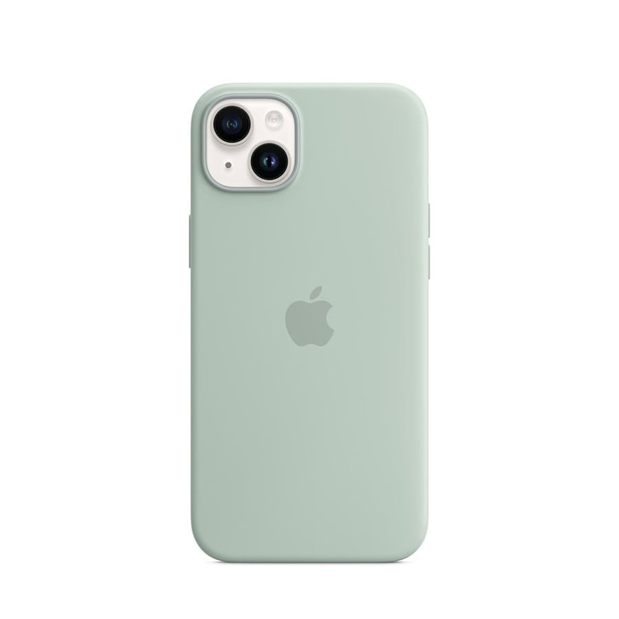 Apple MagSafe Silicone Case for iPhone 14 Plus, Light Green