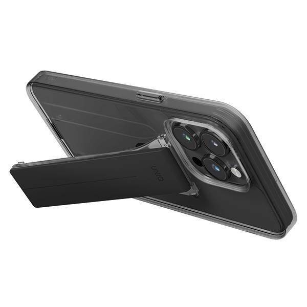 iPhone 15 Pro Uniq Hybrid Black with grip - Black