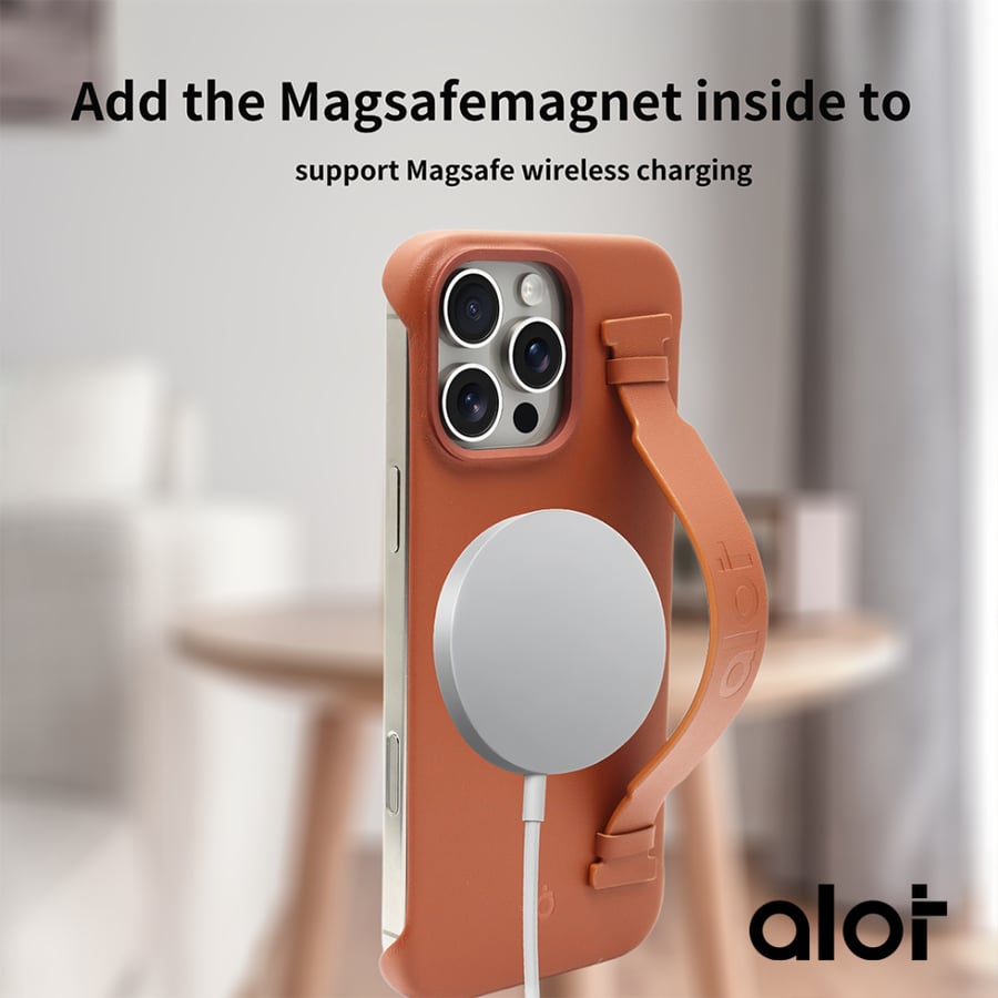 Alot MagSafe Protective Case for iPhone 15 Pro - Brown