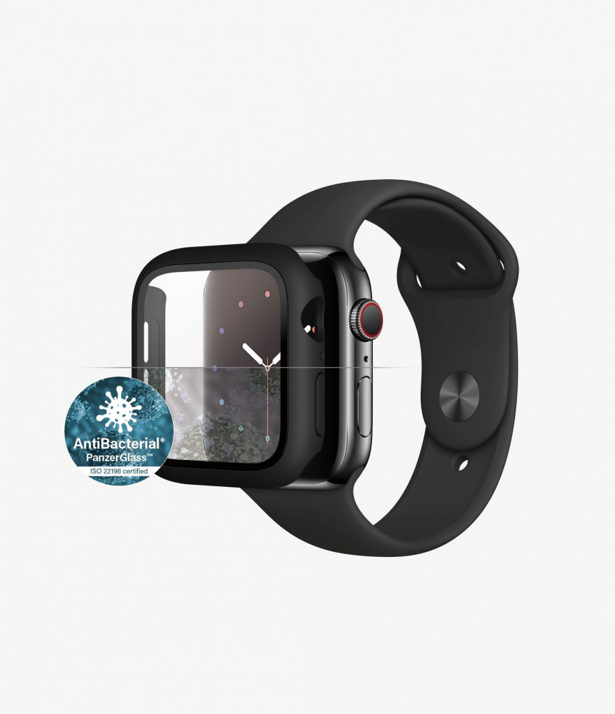 بانزر جلاس كفر وحامي شاشة لابل واتش (44mm) اسود