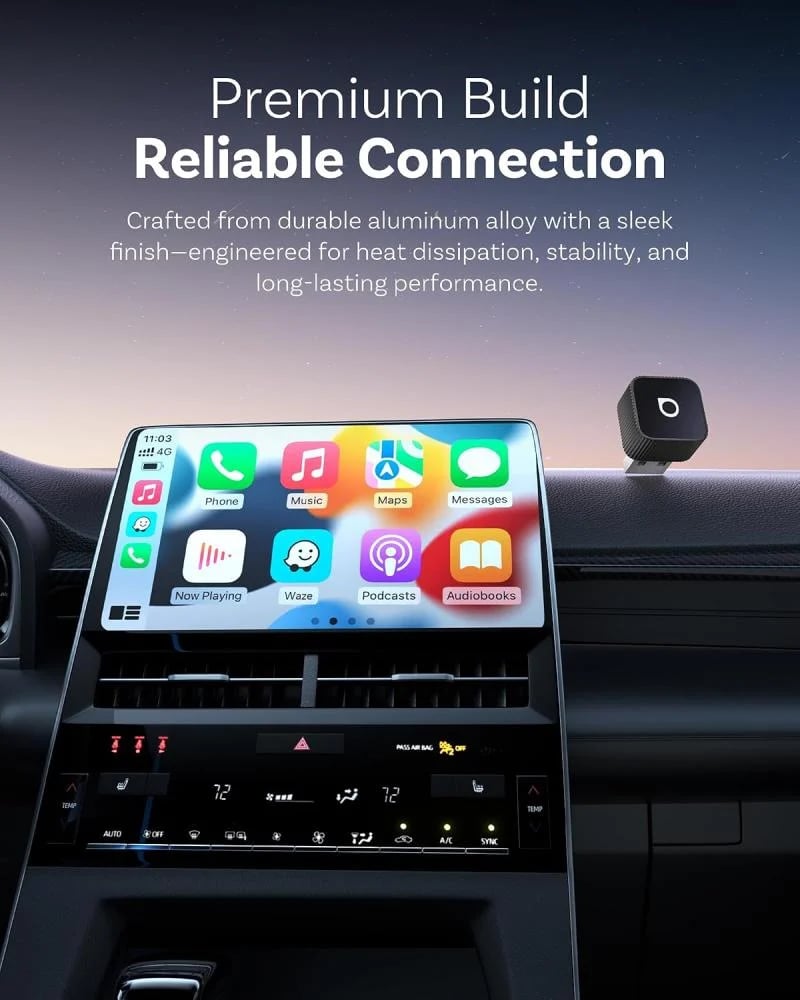 محول Carplay لاسلكي اوتوكاست ميني سليم