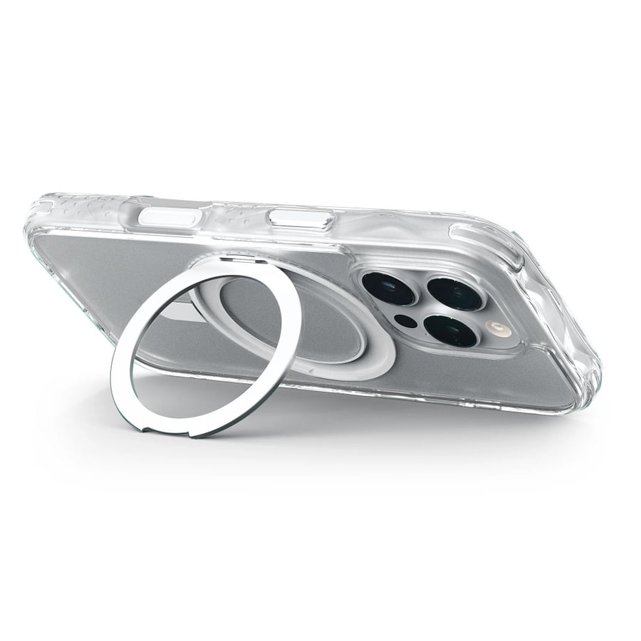 LAUT MagSafe Crystal Matter Protective Case with Grip for iPhone 16 Pro - Crystal