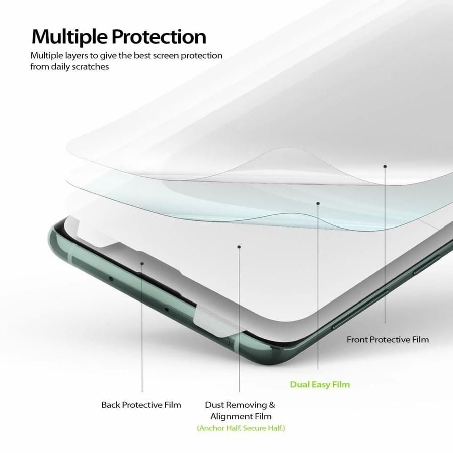 ringke screen protector جالكسي اس 10 - 2 حبة
