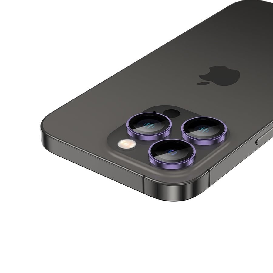 AMAZINGthing 3-pack lenses for iPhone 14 Pro and 14 Pro Max - Purple