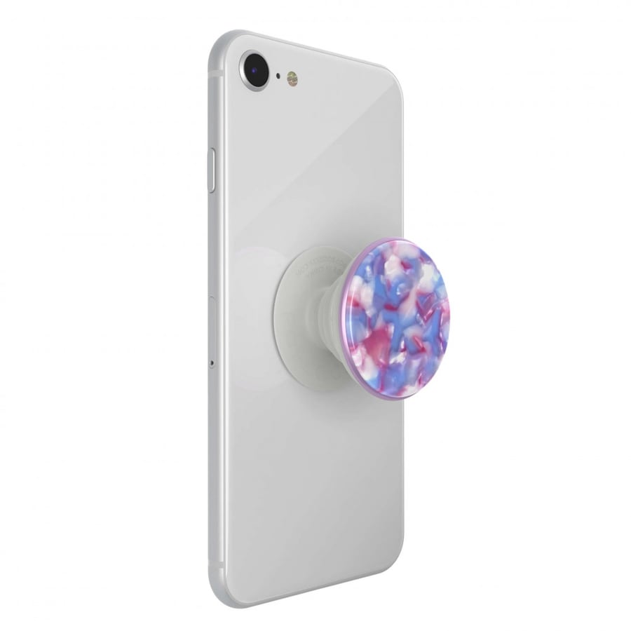 Pop socket holder for mobile phone - cotton fabric