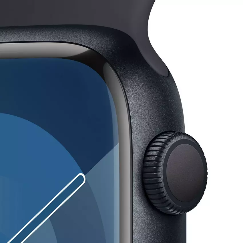 Apple Watch Series 9 GPS 41mm Aluminum Black with Black Sport Band