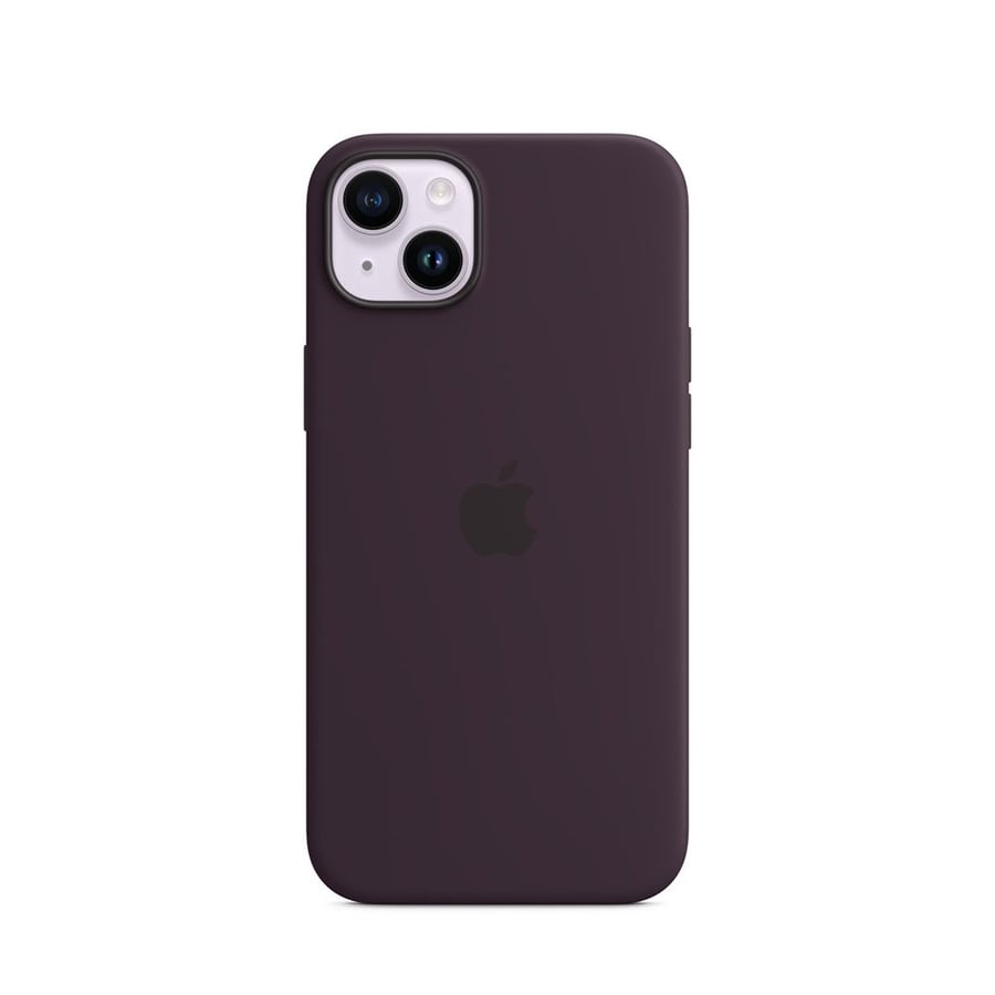 Apple MagSafe Silicone Case for iPhone 14 Plus, Dark Brown