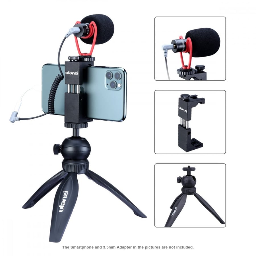 أولانزي video kit 3 حامل ثلاثي للجوال مع مايكروفون