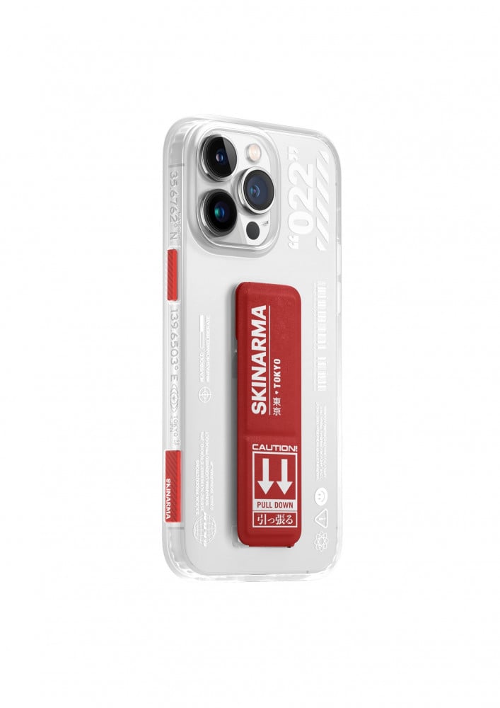 Skin Arma Protective Case with Grip for iPhone 14 Pro - Red