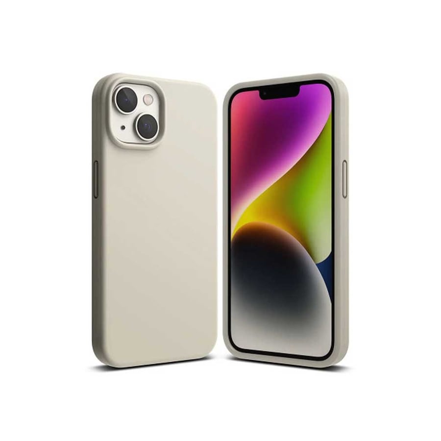 Rinke Silicone iPhone 14 Case - Beige