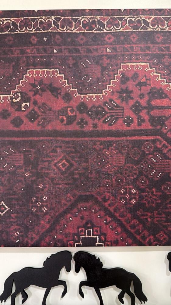 لوحة جدارية - بطابع اندلسي للخيول