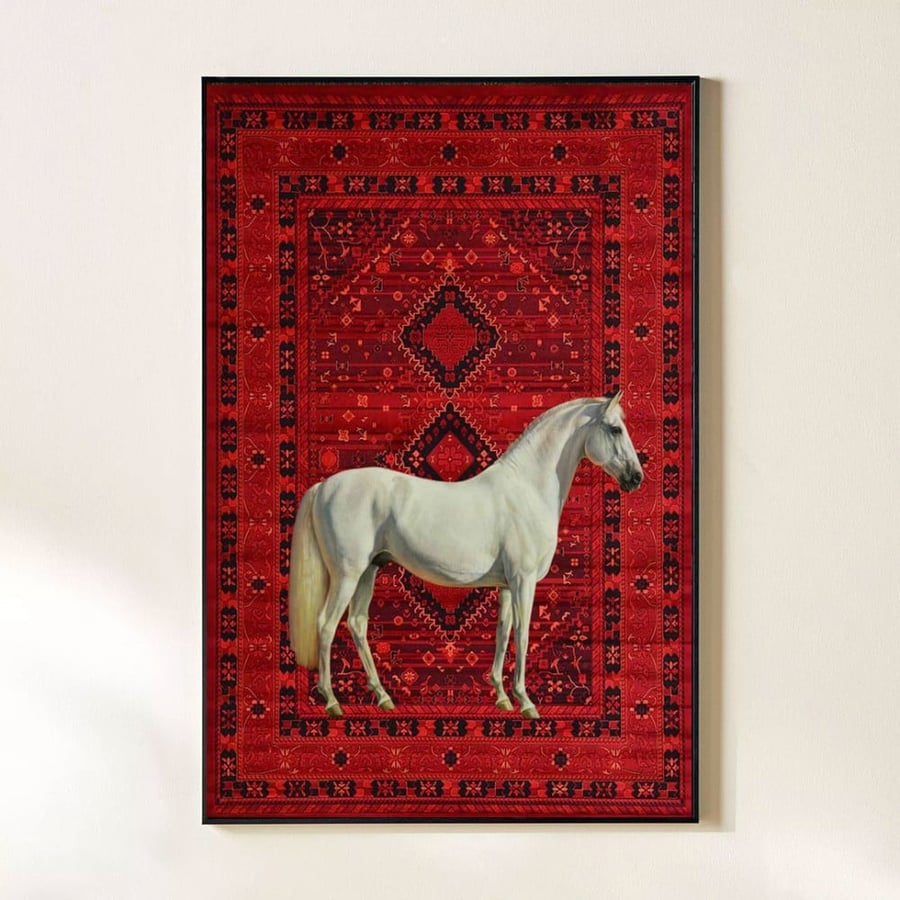 لوحة خيل قماشية CANVA88
