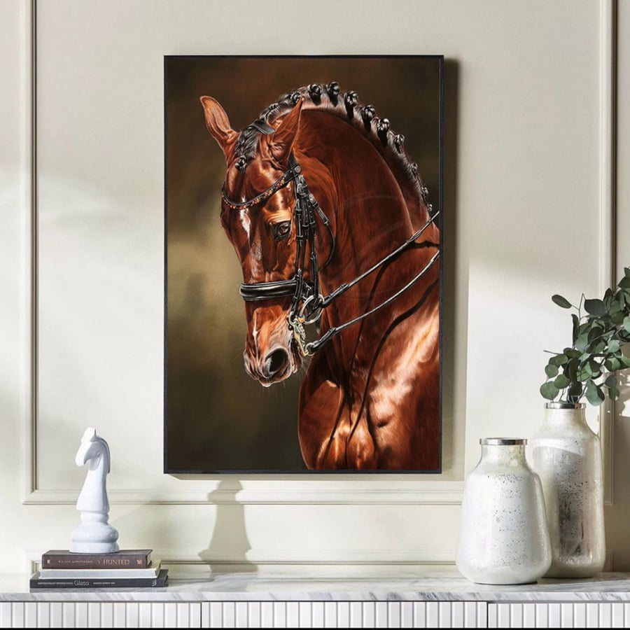 لوحة خيل      CANVA125