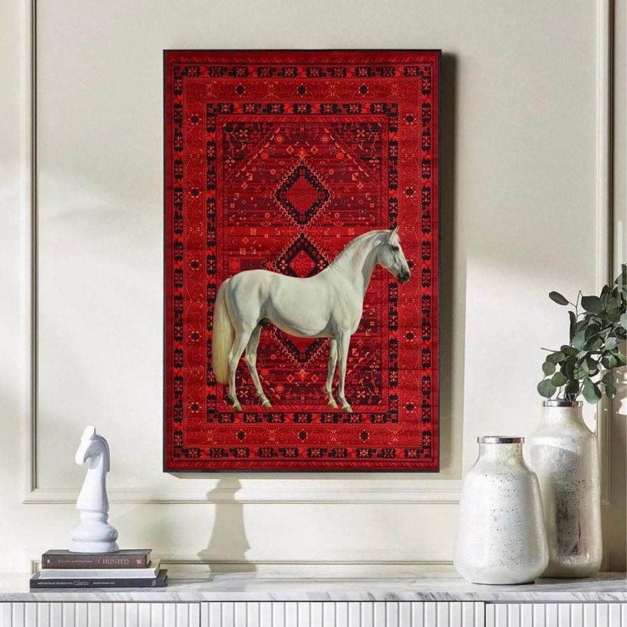 لوحة خيل قماشية CANVA88