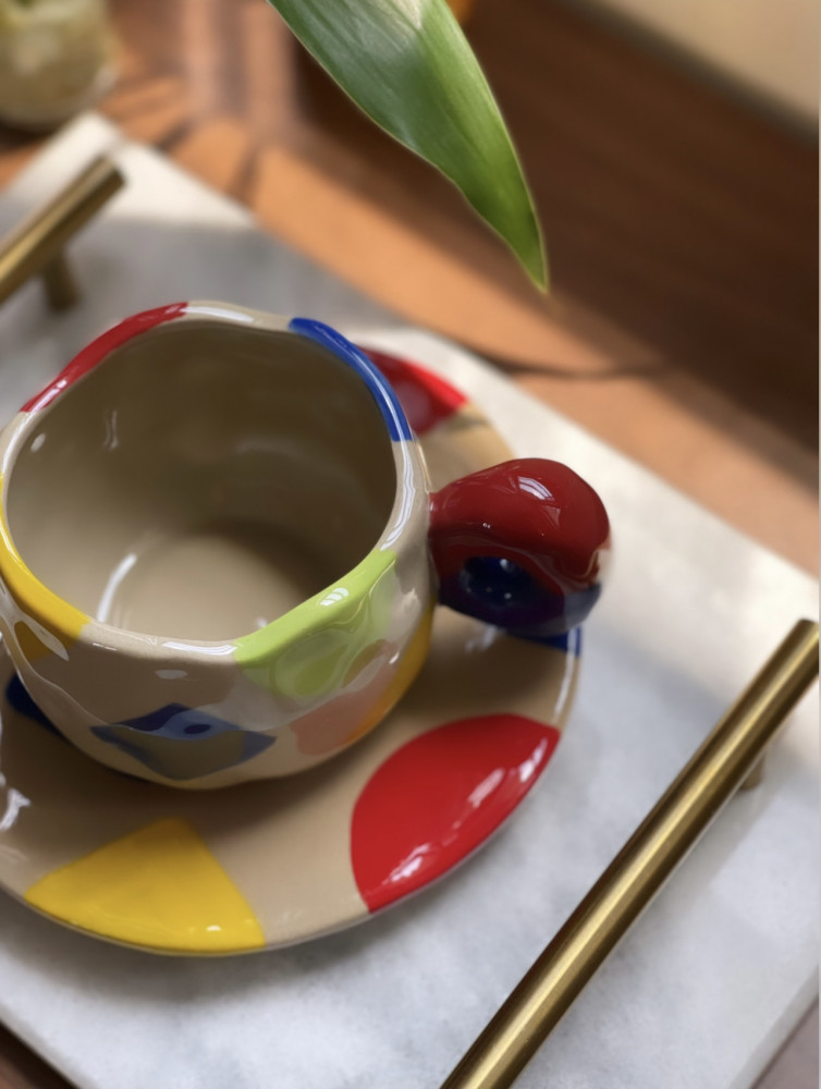 Colored cup