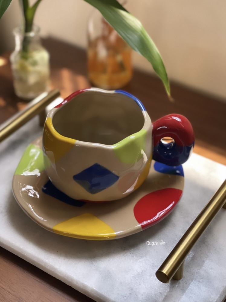 Colored cup