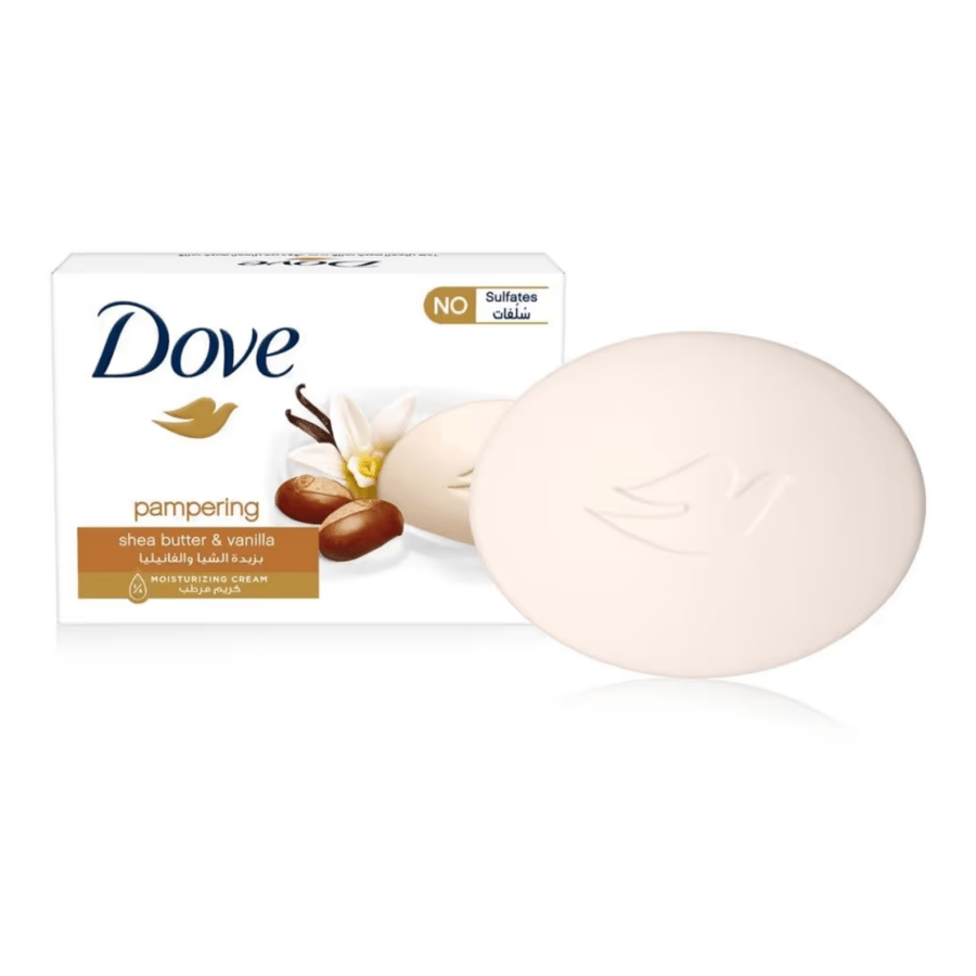 Dove Beauty Cream Bar Soap 125 gm, Shea Butter and Vanilla