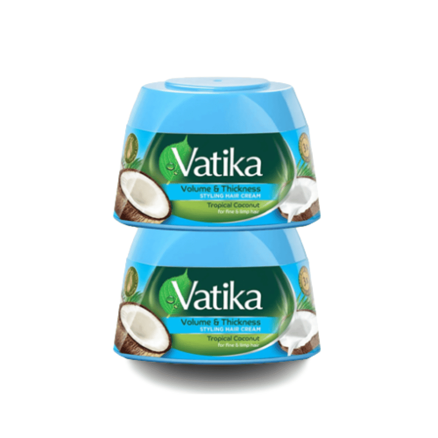 Vatika hair cream 140 ml, volume and density, double package