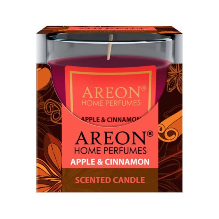 Areon - Scented Candle, 120g - Apple Cinnamon